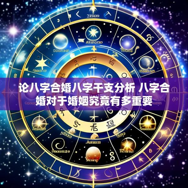 论八字合婚八字干支分析 八字合婚对于婚姻究竟有多重要