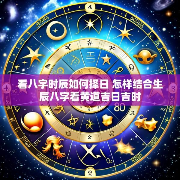 看八字时辰如何择日 怎样结合生辰八字看黄道吉日吉时