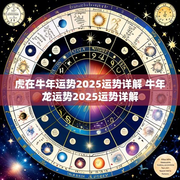 虎在牛年运势2025运势详解 牛年龙运势2025运势详解
