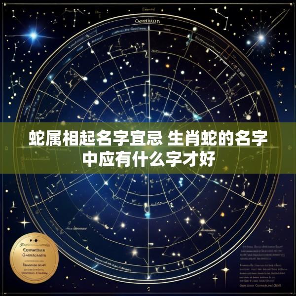 蛇属相起名字宜忌 生肖蛇的名字中应有什么字才好