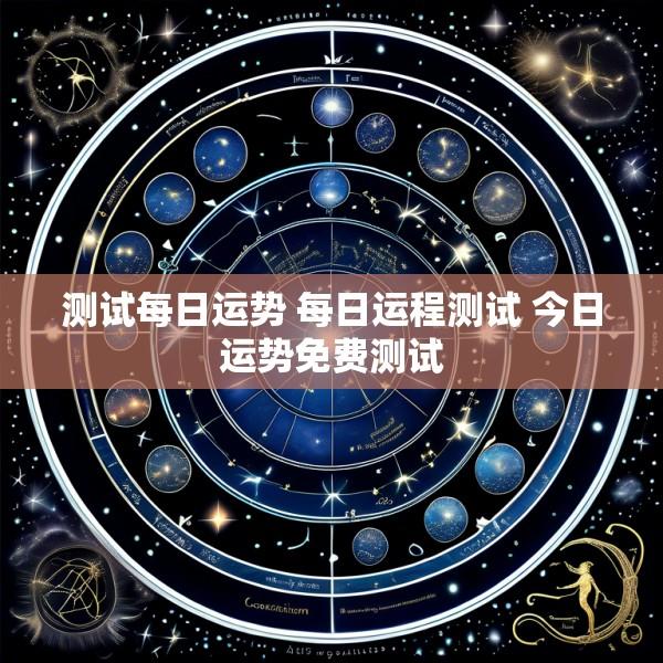 测试每日运势 每日运程测试 今日运势免费测试
