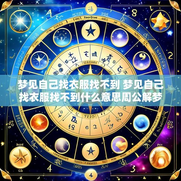梦见自己找衣服找不到 梦见自己找衣服找不到什么意思周公解梦