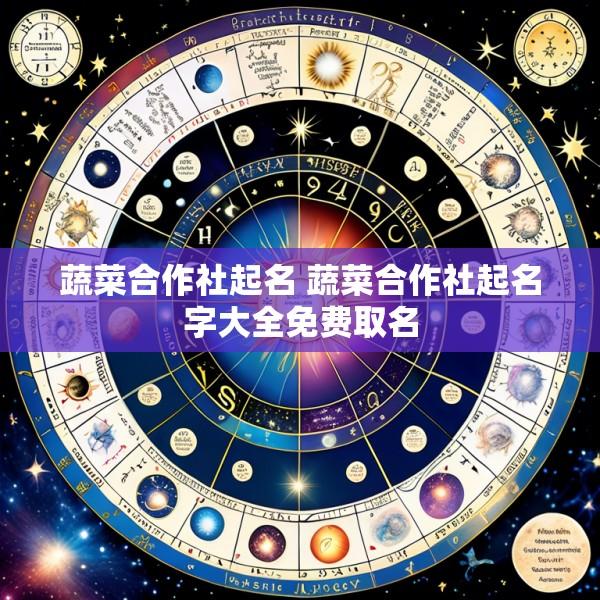 蔬菜合作社起名 蔬菜合作社起名字大全免费取名