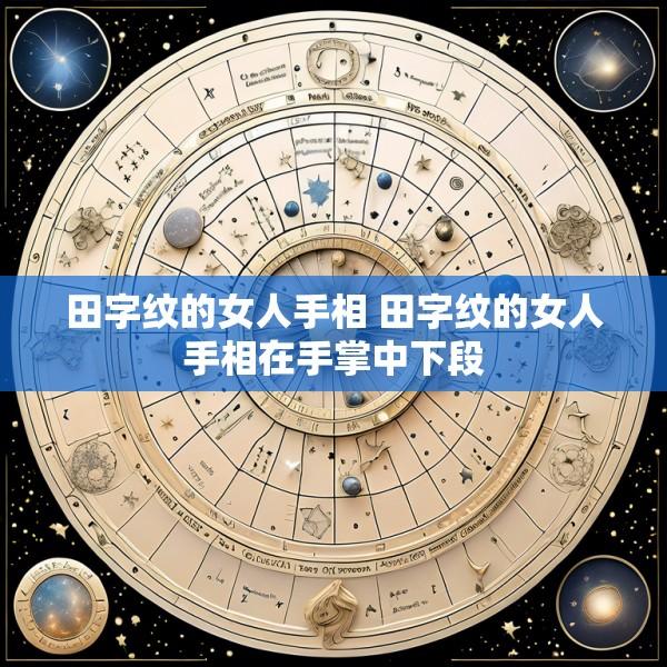 田字纹的女人手相 田字纹的女人手相在手掌中下段