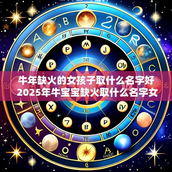 牛年缺火的女孩子取什么名字好 2025年牛宝宝缺火取什么名字女孩