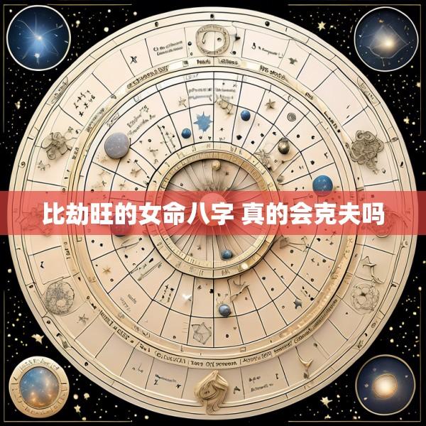 比劫旺的女命八字 真的会克夫吗