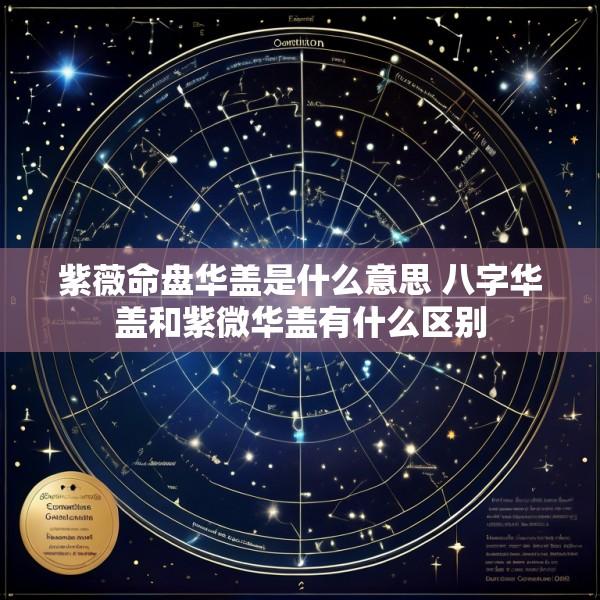 紫薇命盘华盖是什么意思 八字华盖和紫微华盖有什么区别