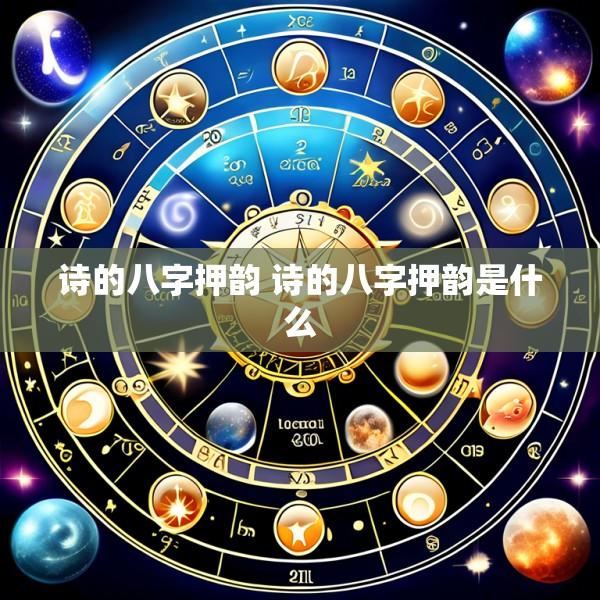 诗的八字押韵 诗的八字押韵是什么