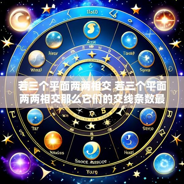 若三个平面两两相交 若三个平面两两相交那么它们的交线条数最多有几条