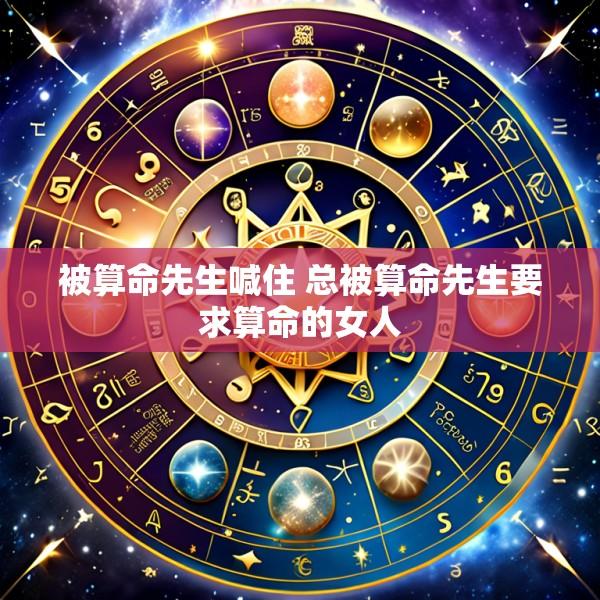 被算命先生喊住 总被算命先生要求算命的女人