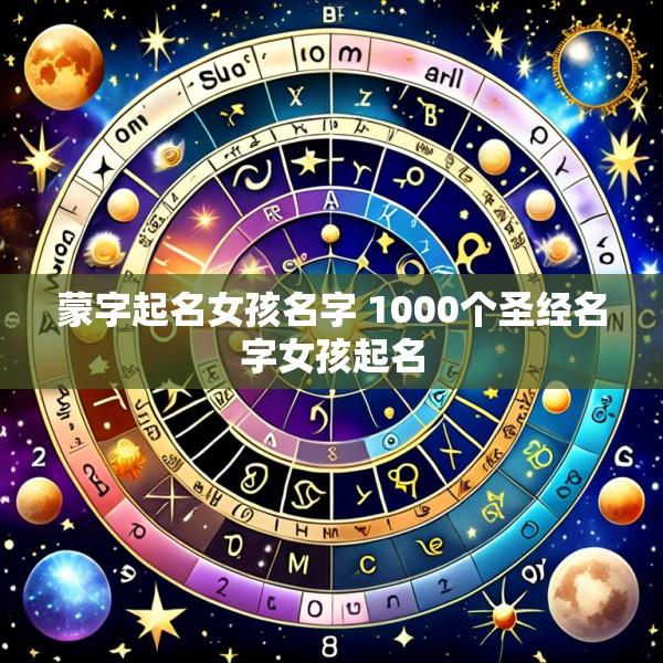 蒙字起名女孩名字 1000个圣经名字女孩起名