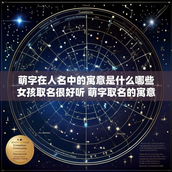 萌字在人名中的寓意是什么哪些女孩取名很好听 萌字取名的寓意是什么意思