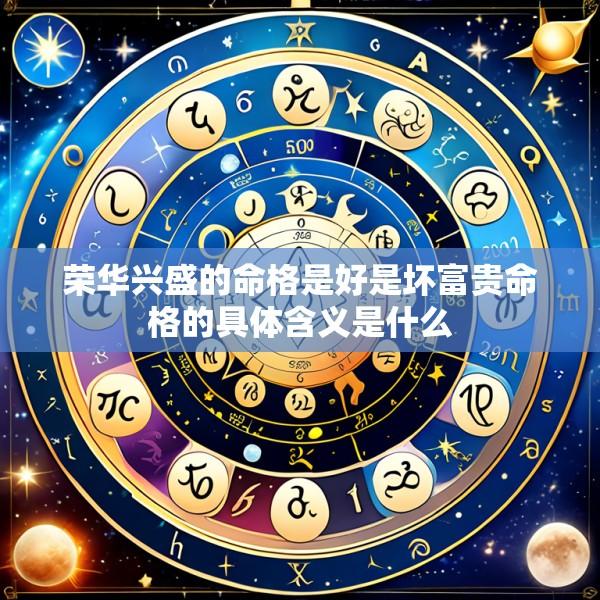 荣华兴盛的命格是好是坏富贵命格的具体含义是什么
