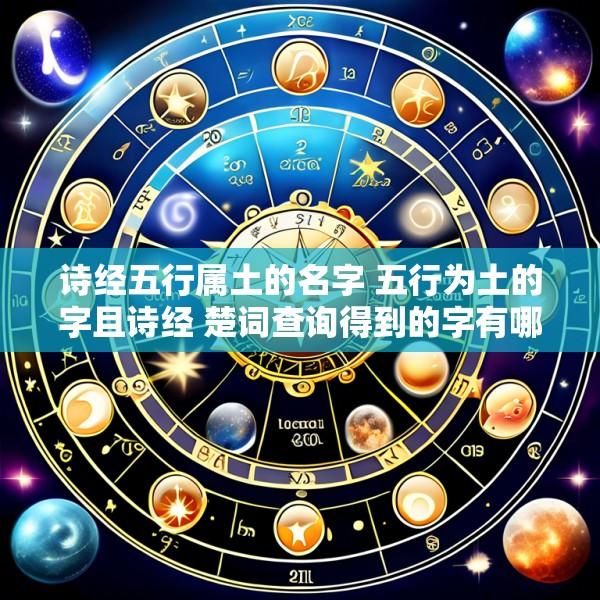 诗经五行属土的名字 五行为土的字且诗经 楚词查询得到的字有哪些