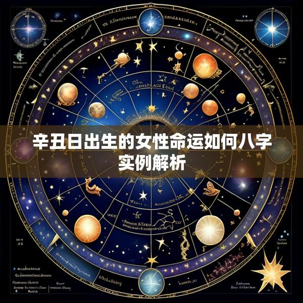 辛丑日出生的女性命运如何八字实例解析