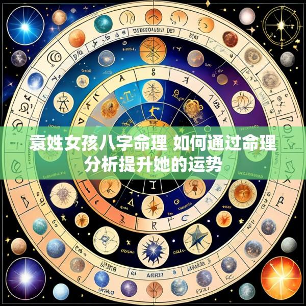袁姓女孩八字命理 如何通过命理分析提升她的运势