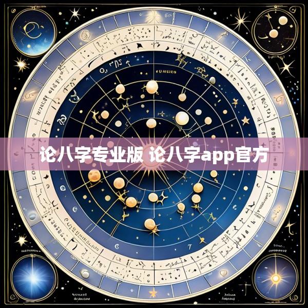 论八字专业版 论八字app官方