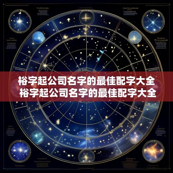 裕字起公司名字的最佳配字大全 裕字起公司名字的最佳配字大全及寓意