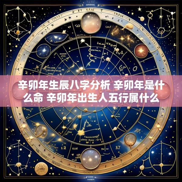 辛卯年生辰八字分析 辛卯年是什么命 辛卯年出生人五行属什么