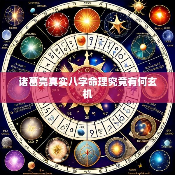 诸葛亮真实八字命理究竟有何玄机