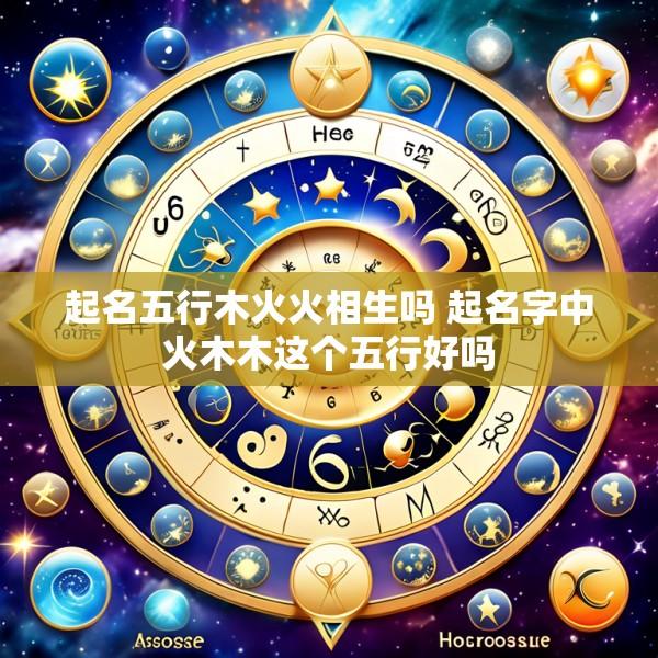 起名五行木火火相生吗 起名字中火木木这个五行好吗