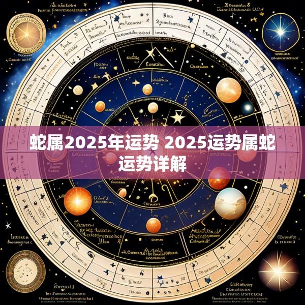 蛇属2025年运势 2025运势属蛇运势详解