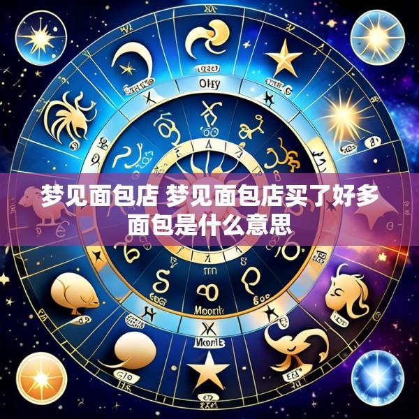 梦见面包店 梦见面包店买了好多面包是什么意思