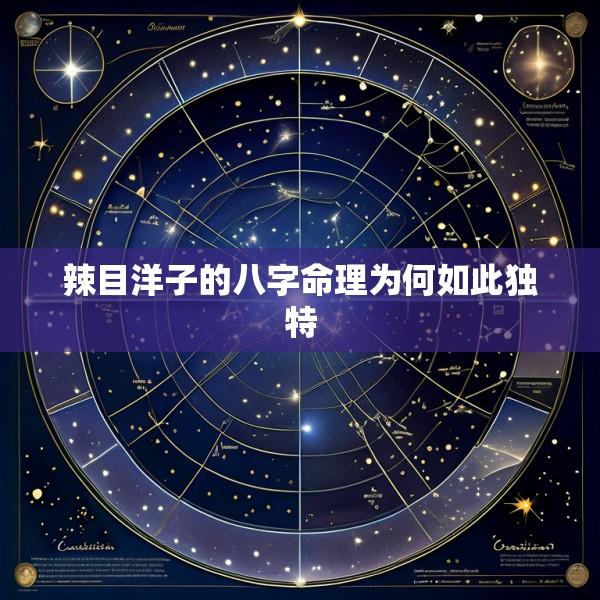 辣目洋子的八字命理为何如此独特
