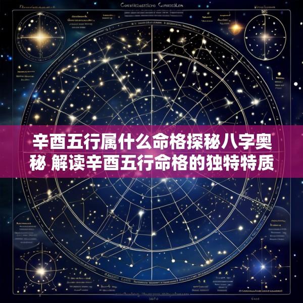 辛酉五行属什么命格探秘八字奥秘 解读辛酉五行命格的独特特质