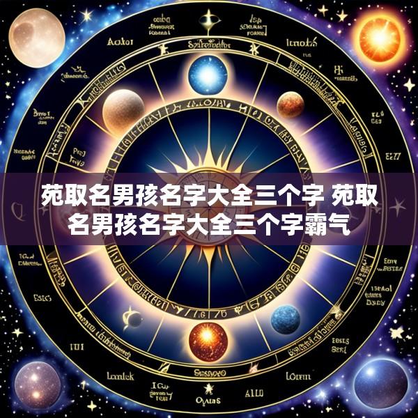 苑取名男孩名字大全三个字 苑取名男孩名字大全三个字霸气