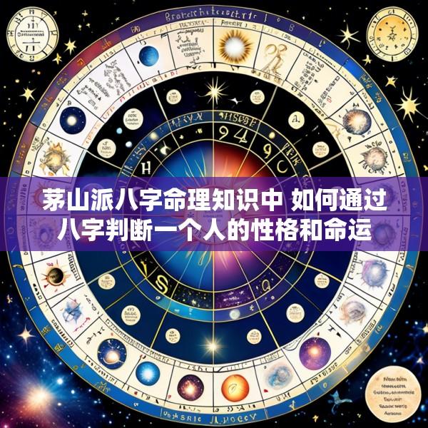 茅山派八字命理知识中 如何通过八字判断一个人的性格和命运