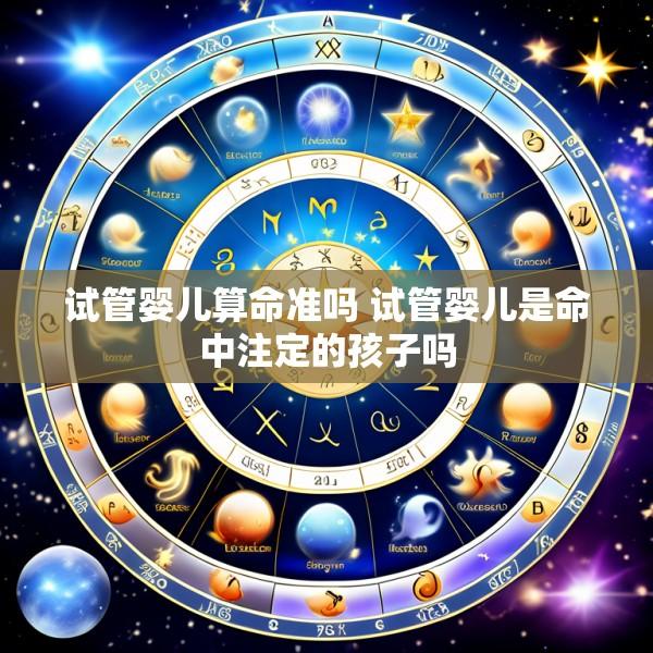 试管婴儿算命准吗 试管婴儿是命中注定的孩子吗