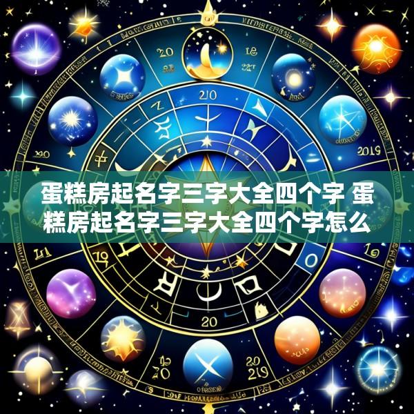 蛋糕房起名字三字大全四个字 蛋糕房起名字三字大全四个字怎么起