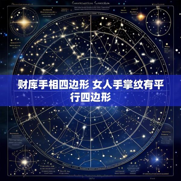 财库手相四边形 女人手掌纹有平行四边形