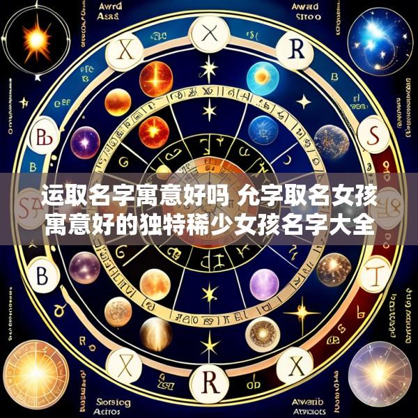运取名字寓意好吗 允字取名女孩寓意好的独特稀少女孩名字大全