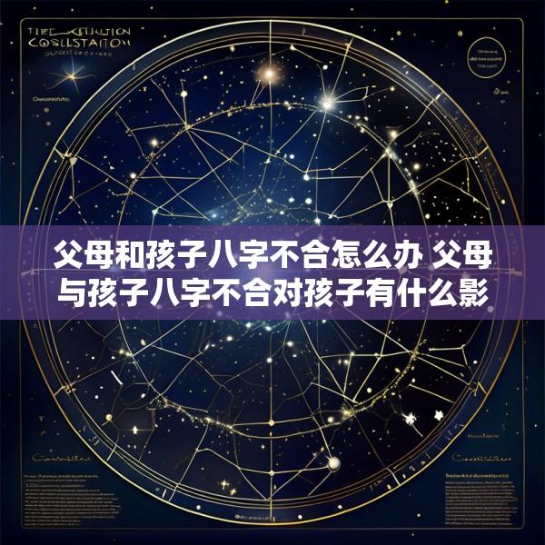 父母和孩子八字不合怎么办 父母与孩子八字不合对孩子有什么影响