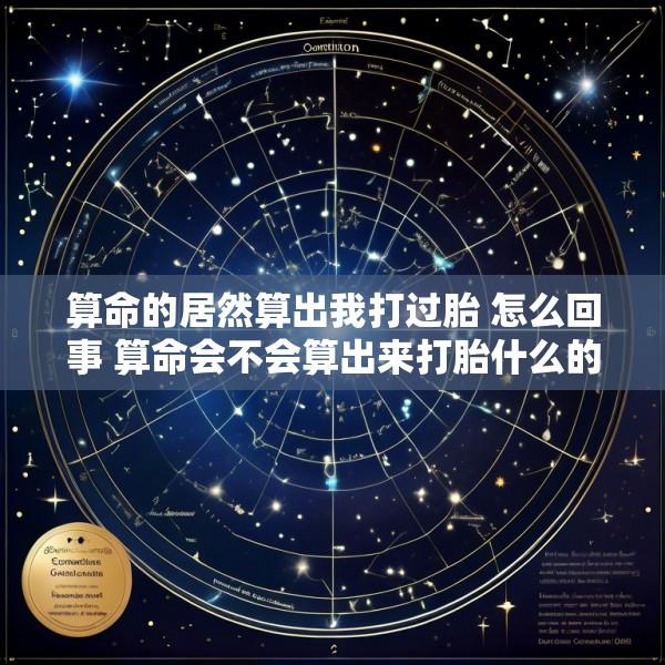 算命的居然算出我打过胎 怎么回事 算命会不会算出来打胎什么的