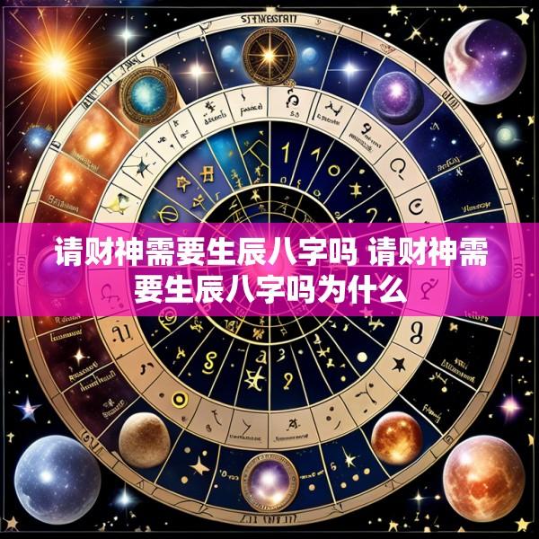 请财神需要生辰八字吗 请财神需要生辰八字吗为什么