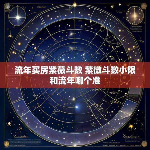 流年买房紫薇斗数 紫微斗数小限和流年哪个准
