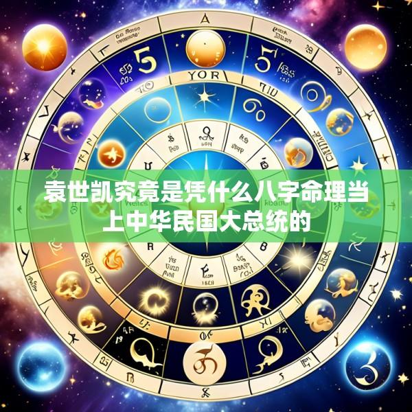 袁世凯究竟是凭什么八字命理当上中华民国大总统的