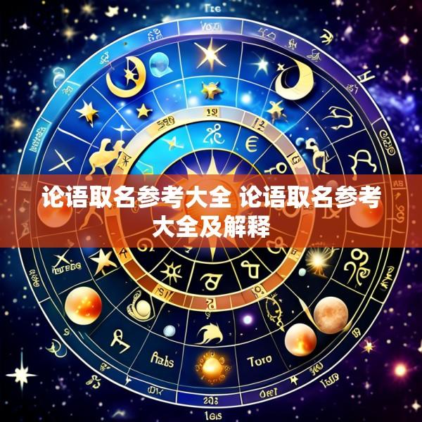 论语取名参考大全 论语取名参考大全及解释