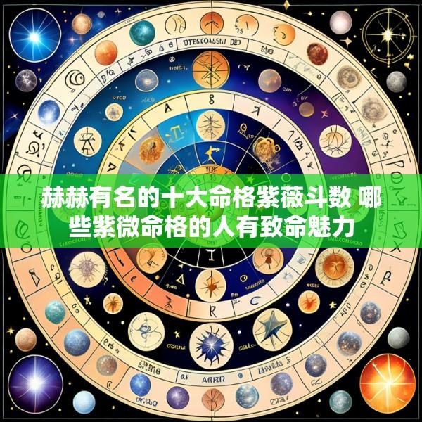 赫赫有名的十大命格紫薇斗数 哪些紫微命格的人有致命魅力