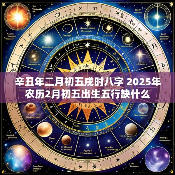 辛丑年二月初五戌时八字 2025年农历2月初五出生五行缺什么