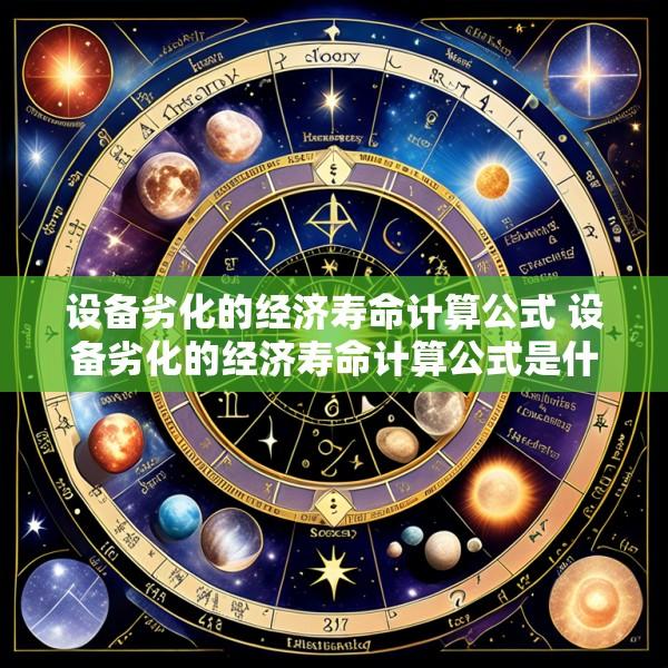 设备劣化的经济寿命计算公式 设备劣化的经济寿命计算公式是什么