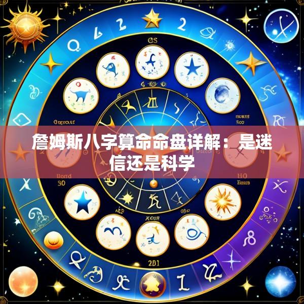 詹姆斯八字算命命盘详解：是迷信还是科学