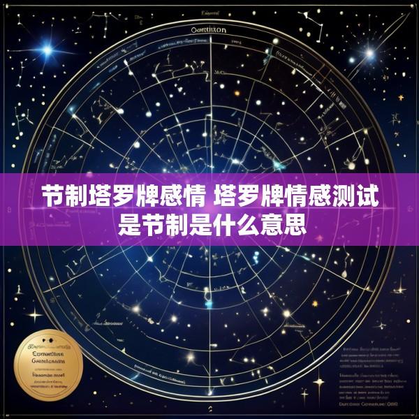 节制塔罗牌感情 塔罗牌情感测试 是节制是什么意思