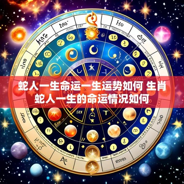 蛇人一生命运一生运势如何 生肖蛇人一生的命运情况如何