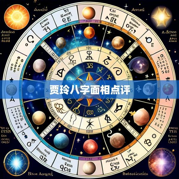 贾玲八字面相点评