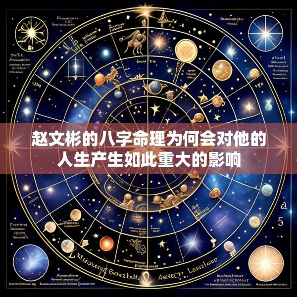 赵文彬的八字命理为何会对他的人生产生如此重大的影响