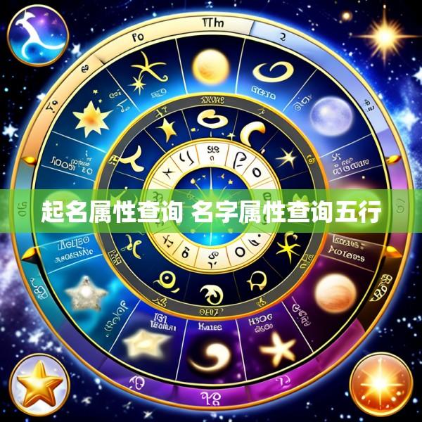 起名属性查询 名字属性查询五行